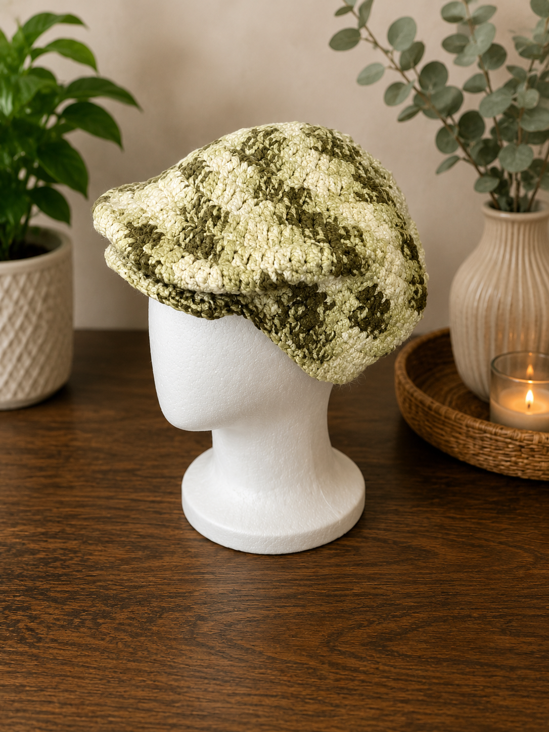 100% cotton NewsBoy Hat medium