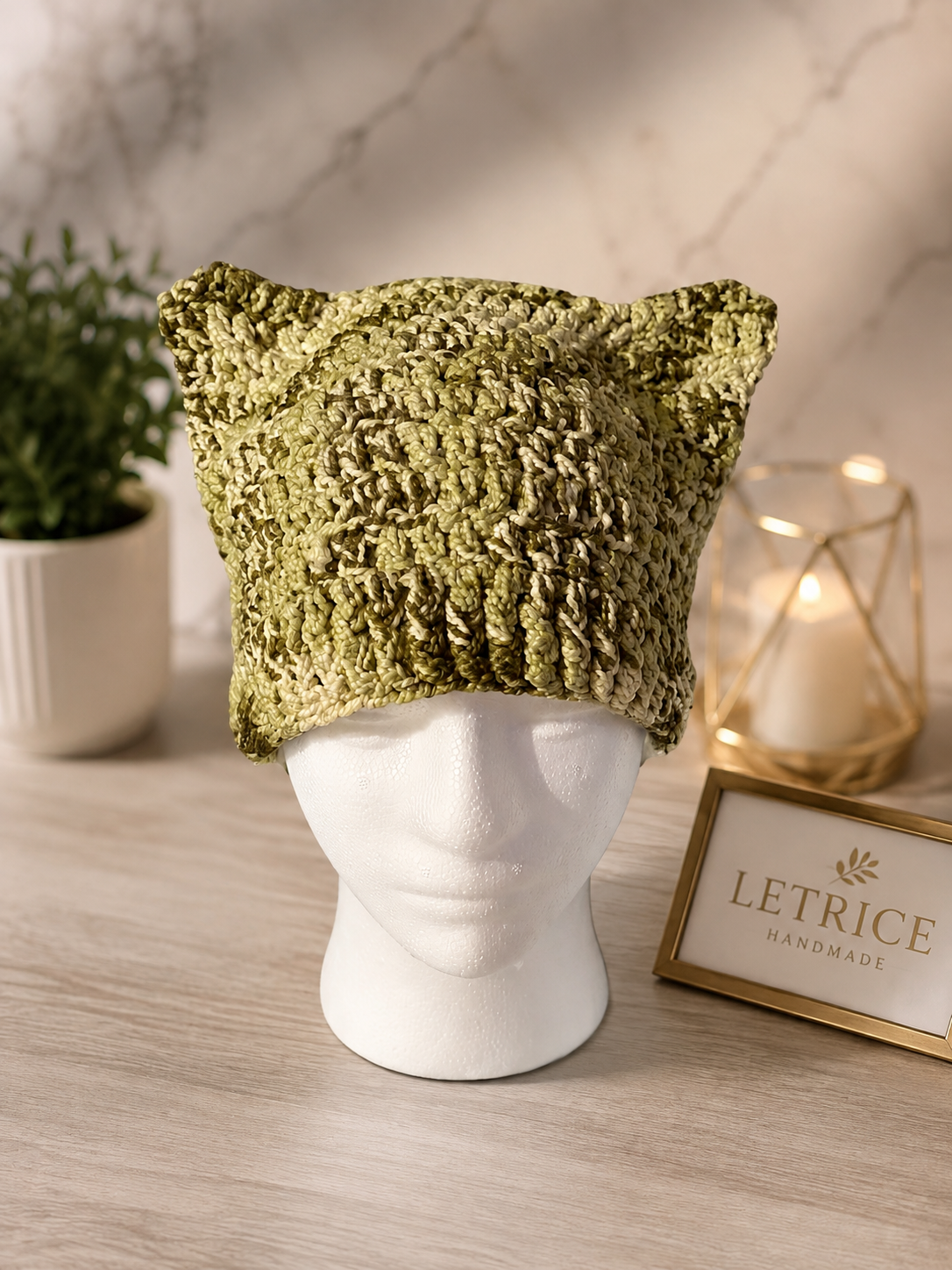 100% Cotton Cat Beanie