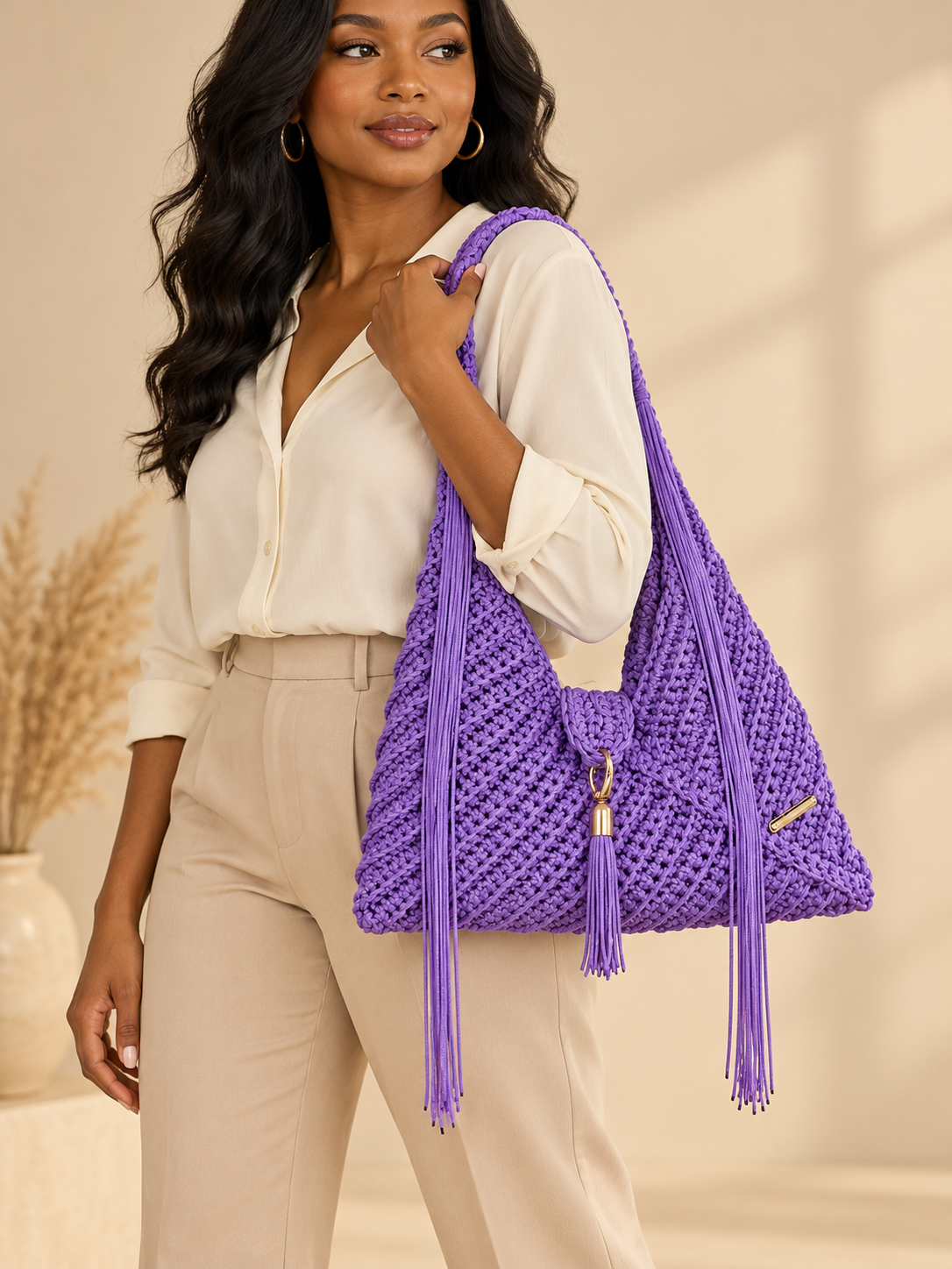 Fringe large Selah purse